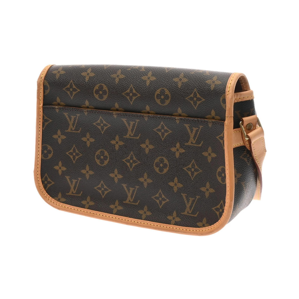 Louis Vuitton Bag Canvas Monogram Sologne Shoulder Brown
